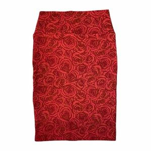 Roses Romantic Pencil Skirt